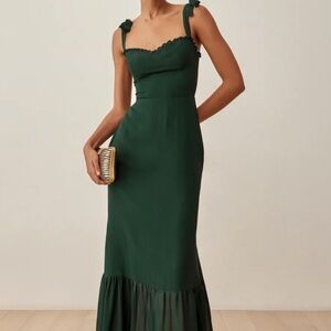 Few moda full length green gown